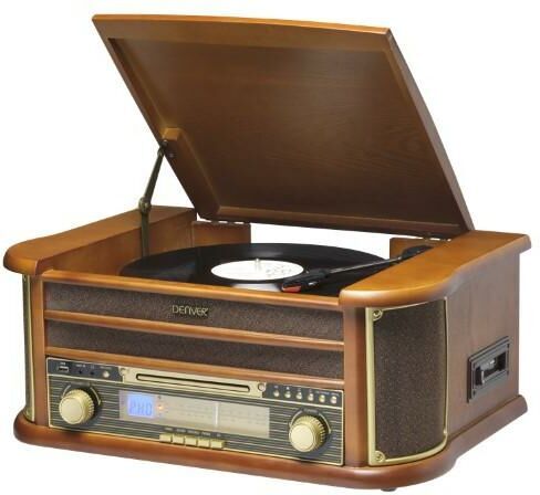 Bricoomarket - Tourne-disques Denver Electronics MCR-50MK3 USB 5W Bois Bricoomarket - Tourne-disques Denver Electronics MCR-50MK3 USB 5W Bois