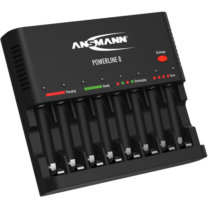 Ansmann Ag - Chargeur à piles ANSMANN pour 1 à 8 piles AA / AAA - automatique