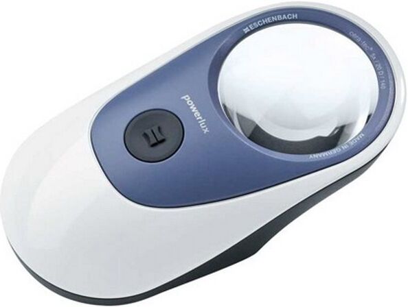 Eschenbach - Loupe éclairante powerlux, Grossissement : 7 fois, Ø de la Eschenbach - Loupe éclairante powerlux, Grossissement : 7 fois, Ø de la