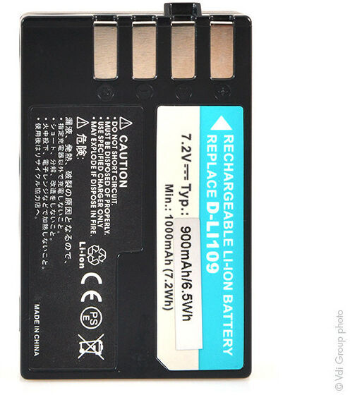 Nx ™ - NX - Batterie photo 7.2V 900mAh - D-LI109 Nx ™ - NX - Batterie photo 7.2V 900mAh - D-LI109