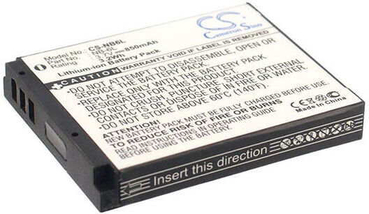Nx ™ - NX - Batterie photo compatible Canon 3.7V 850mAh - NB-6L ; NB6L ; NB-6L Nx ™ - NX - Batterie photo compatible Canon 3.7V 850mAh - NB-6L ; NB6L ; NB-6L