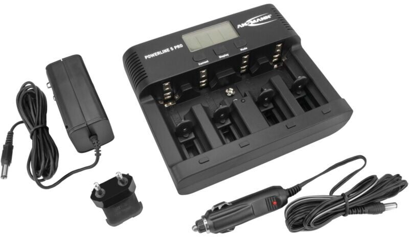 Ansmann Ag - Chargeur à piles ANSMANN pour 4 AA/AAA/C/D + bloc 9V - station de Ansmann Ag - Chargeur à piles ANSMANN pour 4 AA/AAA/C/D + bloc 9V - station de