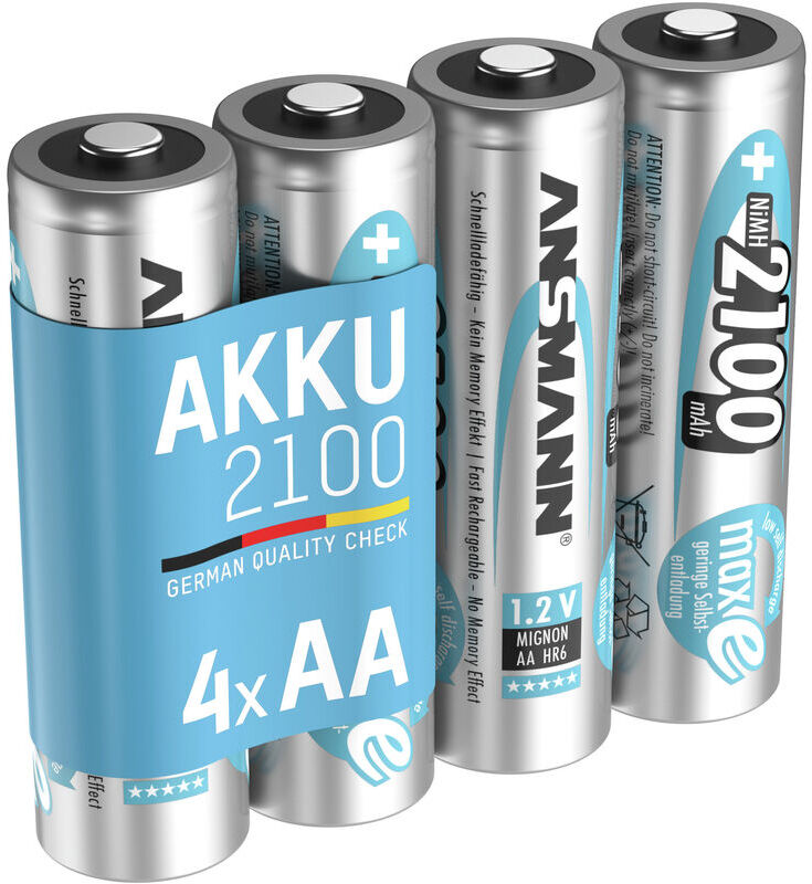 Ansmann Ag - Pile ANSMANN AA 2100mAh Mignon NiMH 1,2V - 1000x rechargeable (lot Ansmann Ag - Pile ANSMANN AA 2100mAh Mignon NiMH 1,2V - 1000x rechargeable (lot