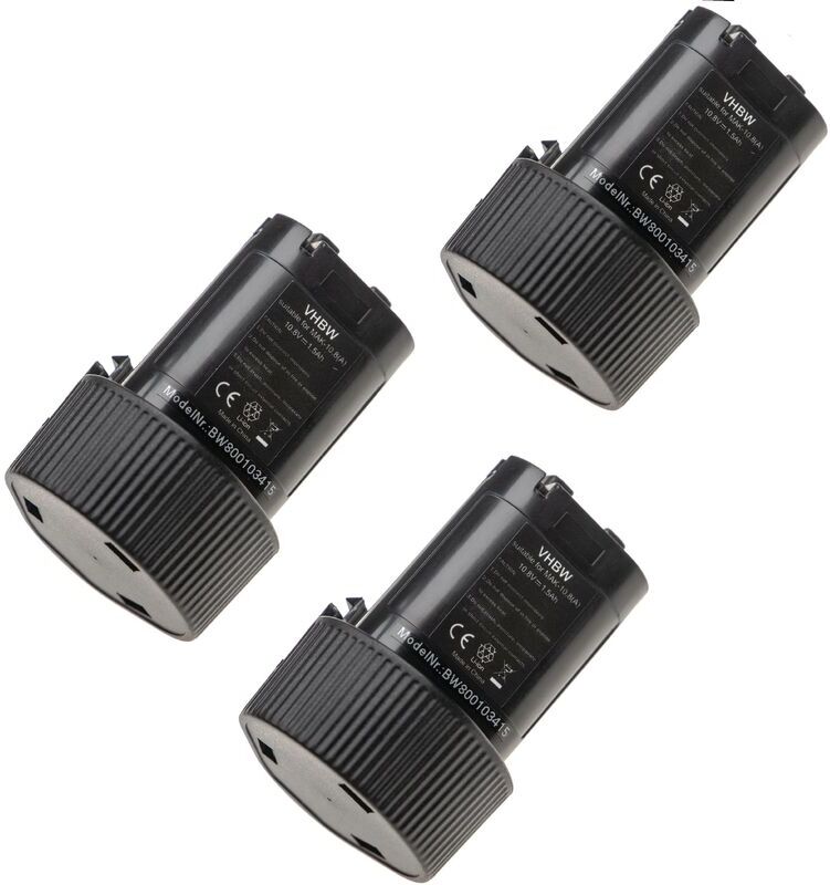 vhbw set de 3 batteries 1500mAh pour outil Makita STEXMR051, UH200, UH200DWE, vhbw set de 3 batteries 1500mAh pour outil Makita STEXMR051, UH200, UH200DWE,