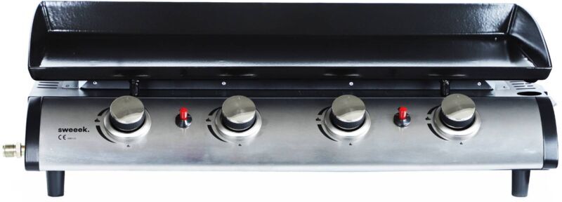 ALICE'S GARDEN Plancha au gaz 4 feux - Porthos 4 brûleurs - 10 kW, barbecue, cuisine ALICE'S GARDEN Plancha au gaz 4 feux - Porthos 4 brûleurs - 10 kW, barbecue, cuisine