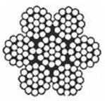 WEBSILOR Câble inox 7 torons de 19 fils - Diamètre : 6mm - Longueur : 25 mètres WEBSILOR Câble inox 7 torons de 19 fils - Diamètre : 6mm - Longueur : 25 mètres