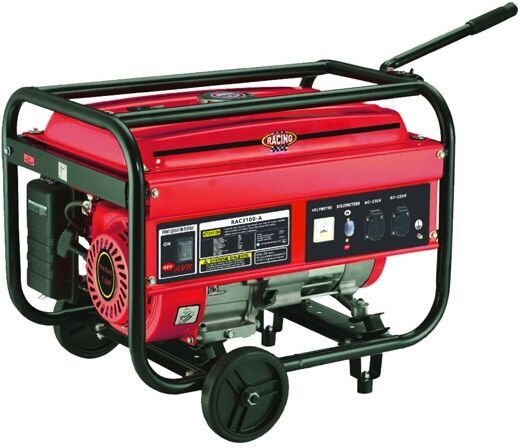 RACING Groupe électrogène essence de chantier 3000 W 2600 W - Système AVR RACING Groupe électrogène essence de chantier 3000 W 2600 W - Système AVR