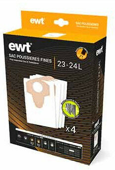 EWT 4 Sacs Poussieres Fines 23-24L EWT