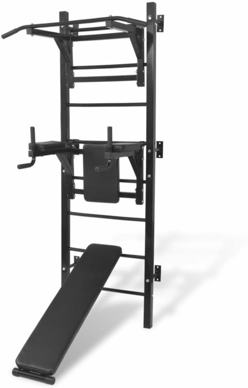 TOPDEAL VDTD32450_FR Tour de musculation murale multifonctions noire - Topdeal TOPDEAL VDTD32450_FR Tour de musculation murale multifonctions noire - Topdeal