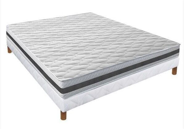 ESSENZIA Ensemble DELICE MI FERME + Sommier Tradition + Pieds STRETCH BAMBOO 150x200 ESSENZIA Ensemble DELICE MI FERME + Sommier Tradition + Pieds STRETCH BAMBOO 150x200