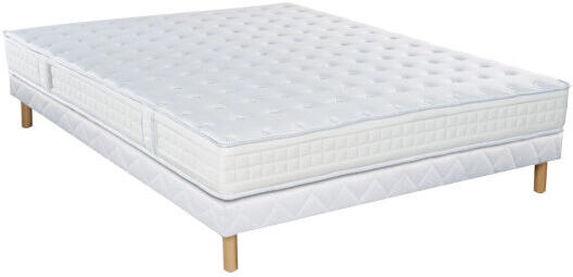 ESSENZIA Ensemble EMOTION + Sommier Tradition + Pieds King Size 200x200 STRETCH Mousse ESSENZIA Ensemble EMOTION + Sommier Tradition + Pieds King Size 200x200 STRETCH Mousse