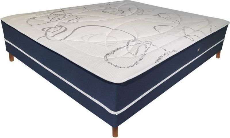 ESSENZIA Ensemble VENUS + Sommier Tradition Graphic 13cm et Pieds King Size STRETCH ESSENZIA Ensemble VENUS + Sommier Tradition Graphic 13cm et Pieds King Size STRETCH