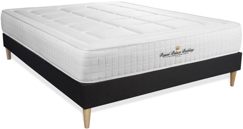 ROYAL PALACE BEDDING Ensemble matelas à mémoire de forme maxi épaisseur Balmoral 160x200 sommier KIT ROYAL PALACE BEDDING Ensemble matelas à mémoire de forme maxi épaisseur Balmoral 160x200 sommier KIT