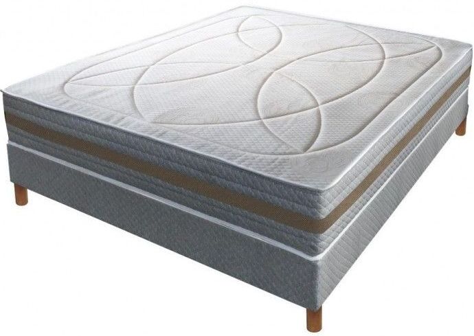 ESSENZIA Ensemble NATURE 570 Hotel, Sommier Tradition Graphic et Pieds 80x200 Mousse ESSENZIA Ensemble NATURE 570 Hotel, Sommier Tradition Graphic et Pieds 80x200 Mousse
