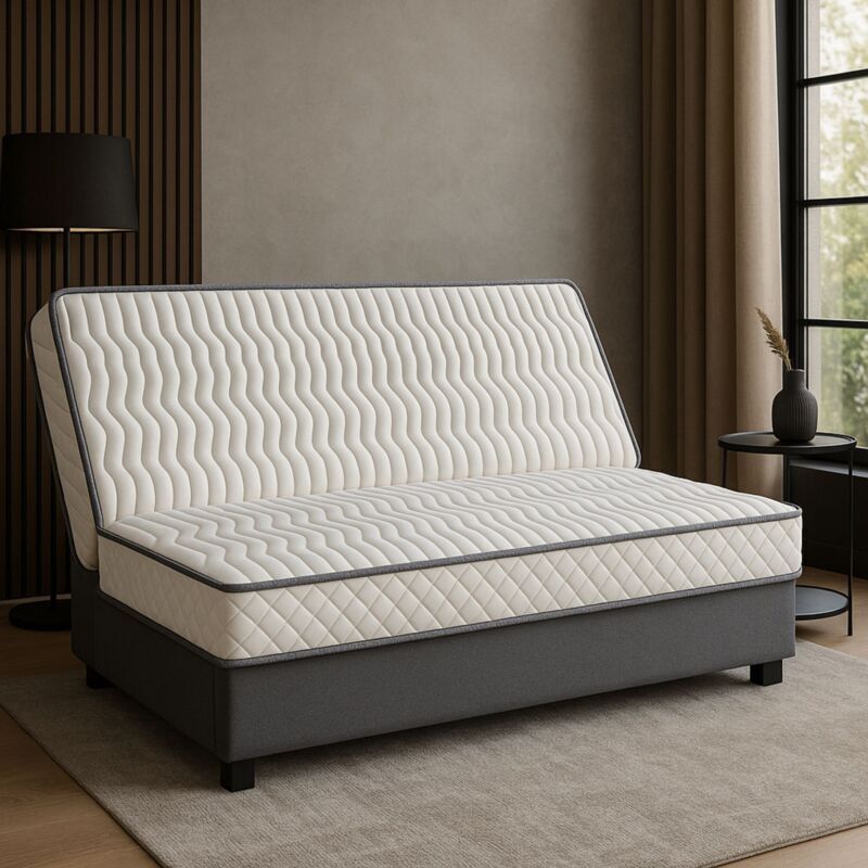 PROVENCE LITERIE Matelas Ferme Pour tous Clic Clac 130x190 x 15 cm + Latex Naturel sur Face PROVENCE LITERIE Matelas Ferme Pour tous Clic Clac 130x190 x 15 cm + Latex Naturel sur Face