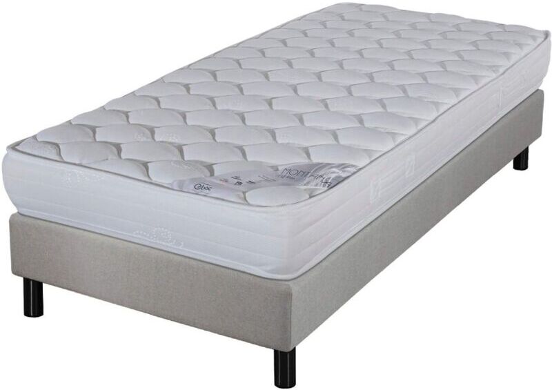 EBAC LITERIE Sommier + Pieds + Matelas Newkit Lin 90x190 EBAC LITERIE Sommier + Pieds + Matelas Newkit Lin 90x190