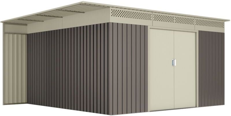 Hoggar - Abri de jardin Premium Uppsala 13.22 m2 - Garantie 10 ans Hoggar - Abri de jardin Premium Uppsala 13.22 m2 - Garantie 10 ans