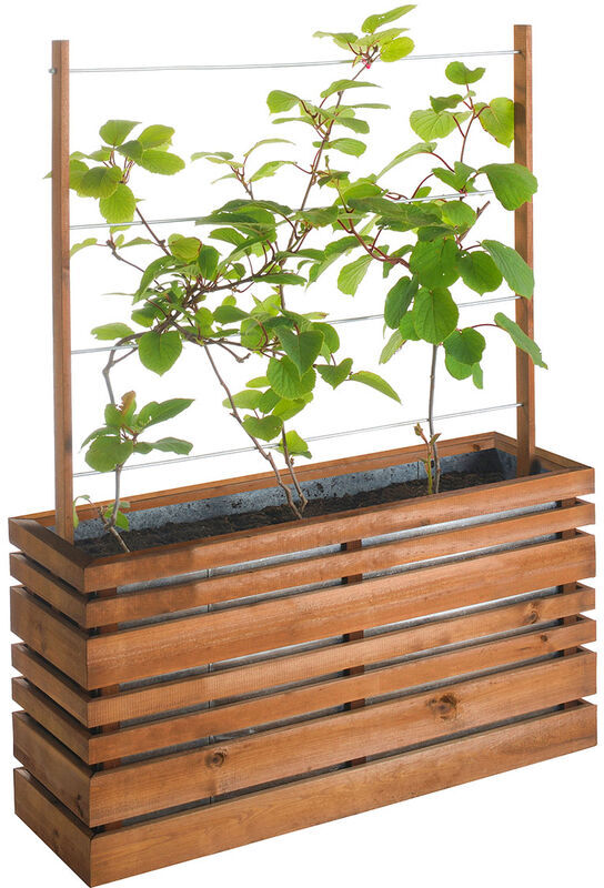 JARDIPOLYS Bac à fleurs avec treillis Lign Z JARDIPOLYS Bac à fleurs avec treillis Lign Z