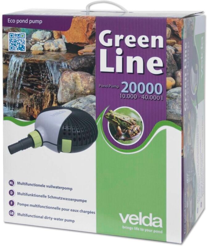 VELDA Pompe de bassin Green Line 20000 200 Watt max 7,0m 126599 - Velda VELDA Pompe de bassin Green Line 20000 200 Watt max 7,0m 126599 - Velda