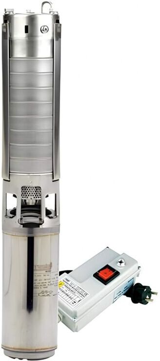 Pentax - Pompe immergée 4' 1.5Kw/2cv Tur.INOX Gros débit avec coffret de Pentax - Pompe immergée 4' 1.5Kw/2cv Tur.INOX Gros débit avec coffret de