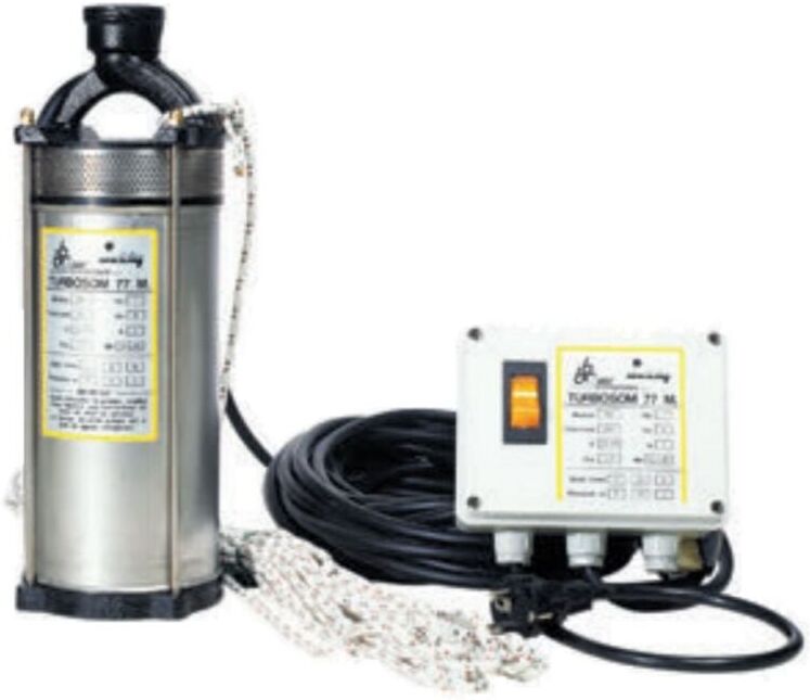 DAB Pompe immergée DAB TURBOSOM57M 0,55 kW pour puit profond jusqu'à 2,4 m3/h DAB Pompe immergée DAB TURBOSOM57M 0,55 kW pour puit profond jusqu'à 2,4 m3/h