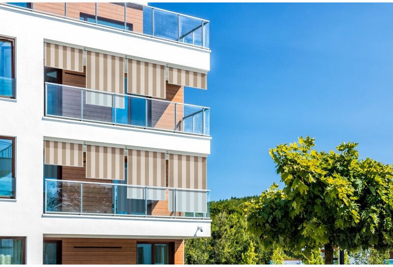 ICI STORE Store Extérieur Vertical 280x230 cm Dickson® Crème Bruyère ORC 8921 - Armature ICI STORE Store Extérieur Vertical 280x230 cm Dickson® Crème Bruyère ORC 8921 - Armature