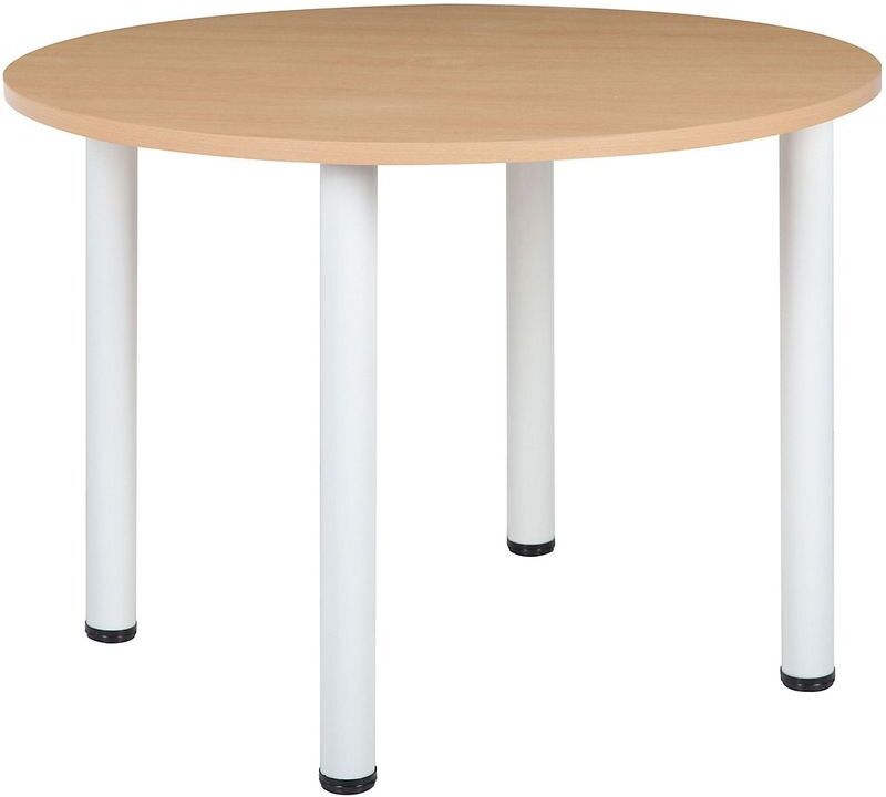 CERTEO Table de conférence avec pieds tubulaires   Circulaire  Diamètre 1200 mm CERTEO Table de conférence avec pieds tubulaires   Circulaire  Diamètre 1200 mm