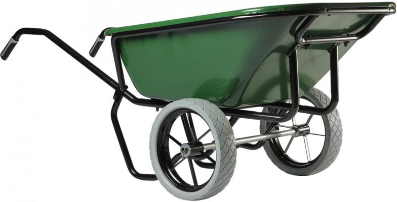 BROUETTEDIRECT Brouette Haemmerlin Expert Twin Excellium 230L Peinte Roues Increvables Verte BROUETTEDIRECT Brouette Haemmerlin Expert Twin Excellium 230L Peinte Roues Increvables Verte