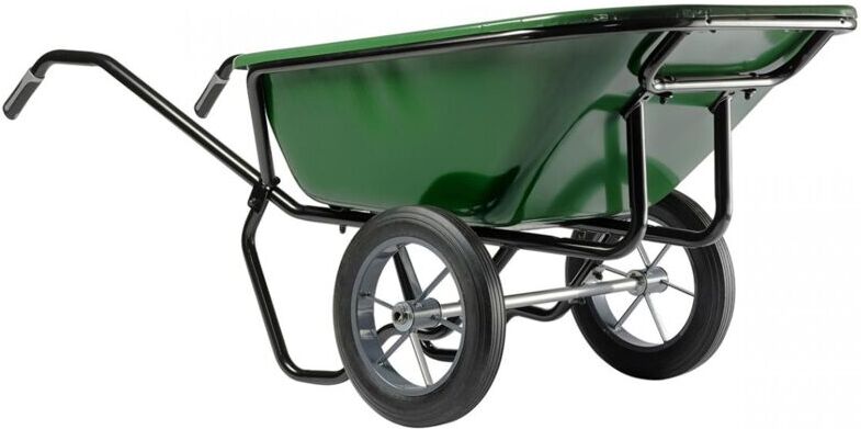 Brouettedirect - Brouette Expert Twin Excellium 230 peinte roues pleines Brouettedirect - Brouette Expert Twin Excellium 230 peinte roues pleines