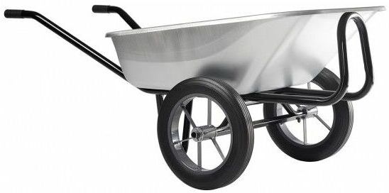 HAEMMERLIN Brouette Haemmerlin Expert Twin Premium 150L Galva Roues Pleines - 306015301 - - HAEMMERLIN Brouette Haemmerlin Expert Twin Premium 150L Galva Roues Pleines - 306015301 - -