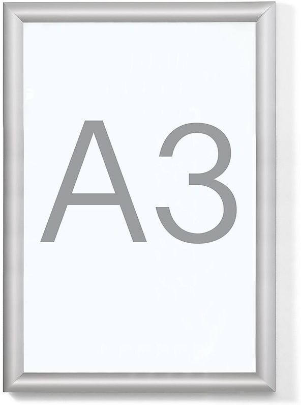 JANSEN DISPLAY Cadre pliant B1 - profilé en aluminium, lot de 2 - pour format A3 - Coloris JANSEN DISPLAY Cadre pliant B1 - profilé en aluminium, lot de 2 - pour format A3 - Coloris