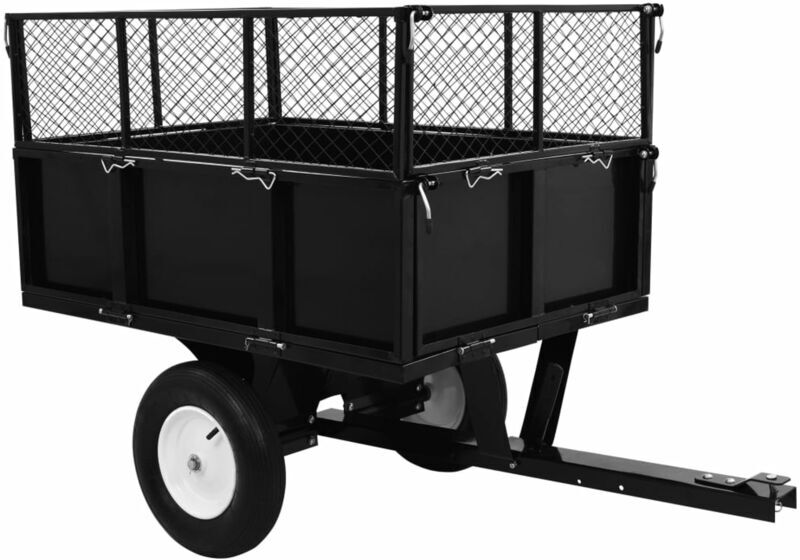 Asupermall - Chariot de jardin Charge de 300 kg Asupermall - Chariot de jardin Charge de 300 kg