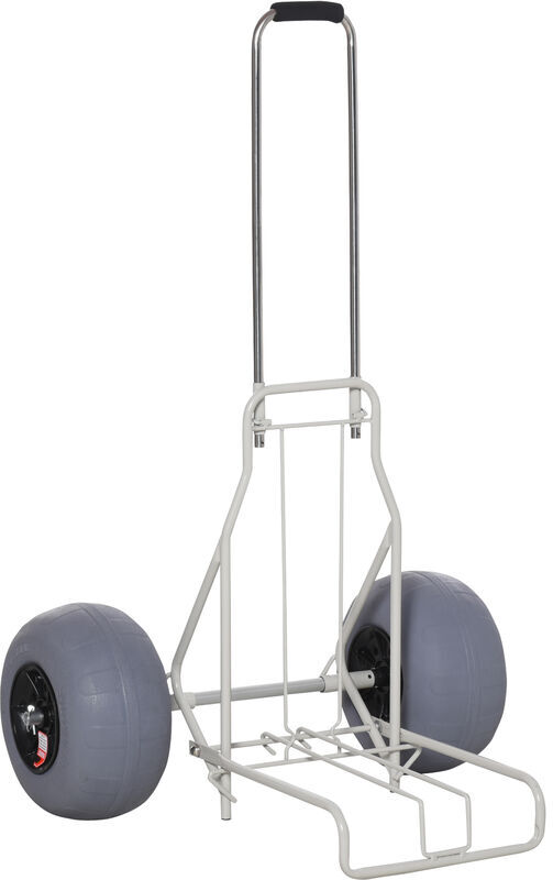 Outsunny - Chariot de plage pliable - chariot de transport pliable tout-terrain Outsunny - Chariot de plage pliable - chariot de transport pliable tout-terrain