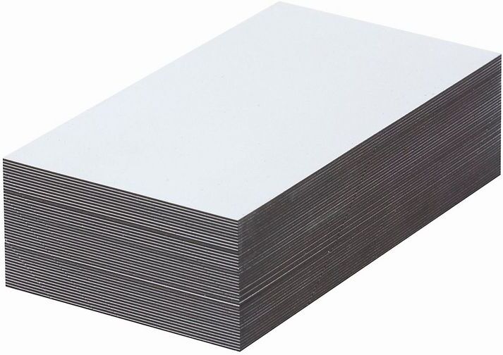 CERTEO Etiquettes magnétiques - blanches - h x l 100 x 150 mm, lot de 100 - Coloris: CERTEO Etiquettes magnétiques - blanches - h x l 100 x 150 mm, lot de 100 - Coloris:
