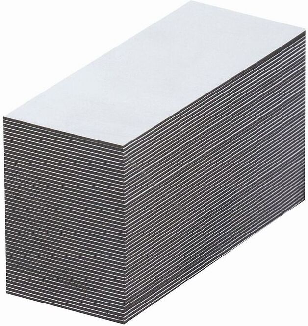 CERTEO Etiquettes magnétiques - blanches - h x l 50 x 80 mm, lot de 100 - Coloris: CERTEO Etiquettes magnétiques - blanches - h x l 50 x 80 mm, lot de 100 - Coloris: