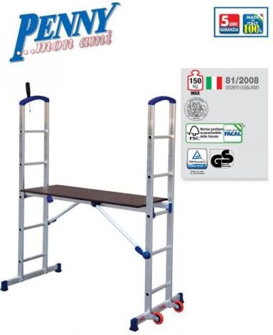 FACAL Echafaudage grand public Penny hauteur de travail 2,90m - Facal FACAL Echafaudage grand public Penny hauteur de travail 2,90m - Facal