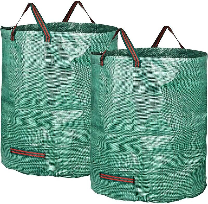 Langray - GardenMate 2x sac de jardin 272l en tissu polypropylène robuste (PP)