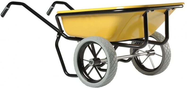 HAEMMERLIN Brouette Haemmerlin Expert Twin Excellium 160 Peinte Roues Increvables Jaune HAEMMERLIN Brouette Haemmerlin Expert Twin Excellium 160 Peinte Roues Increvables Jaune