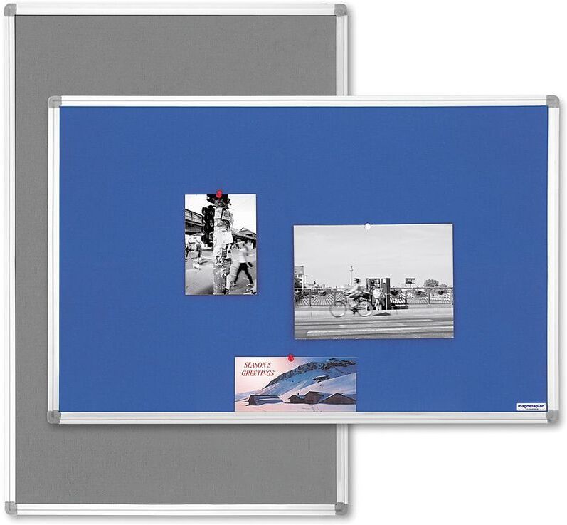 MAGNETOPLAN ® Tableau textile type SP - gris - l x h 1500 x 1000 mm - Coloris du tableau: MAGNETOPLAN ® Tableau textile type SP - gris - l x h 1500 x 1000 mm - Coloris du tableau: