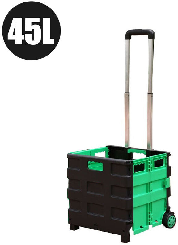 ASUPERMALL Panier Pliant Sac Panier Deux Roues Pliable Handcart Avec Couvercle Portable ASUPERMALL Panier Pliant Sac Panier Deux Roues Pliable Handcart Avec Couvercle Portable