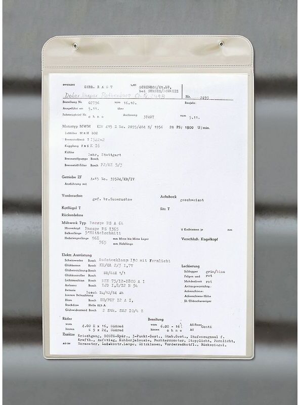 CERTEO Porte-documents magnétique - avec bande magnétique, pour format A5 - h x l 260 CERTEO Porte-documents magnétique - avec bande magnétique, pour format A5 - h x l 260