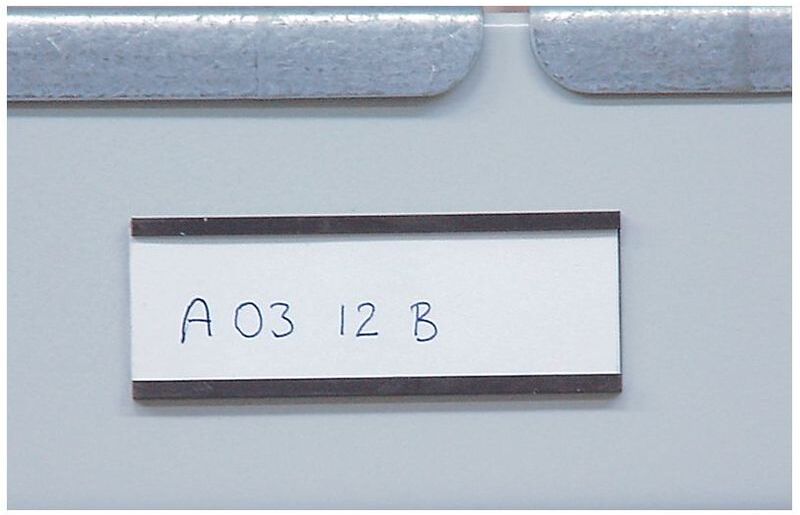 Certeo - Porte-étiquette magnétique - lot de 20 - hauteur 70 mm, longueur 500 mm Certeo - Porte-étiquette magnétique - lot de 20 - hauteur 70 mm, longueur 500 mm