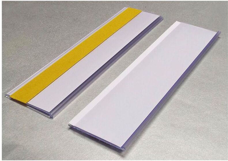 CERTEO Porte-étiquettes - autocollants, lots de 50 - h x l 54 x 200 mm CERTEO Porte-étiquettes - autocollants, lots de 50 - h x l 54 x 200 mm