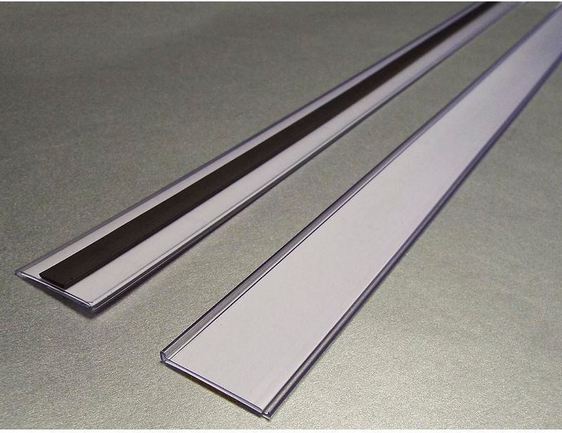 CERTEO Porte-étiquettes - magnétiques, lot de 10 - h x l 38 x 1000 mm CERTEO Porte-étiquettes - magnétiques, lot de 10 - h x l 38 x 1000 mm