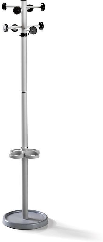 CERTEO Portemanteau - hauteur x Ø 1750 x 450 mm - patères noires - Coloris patères: CERTEO Portemanteau - hauteur x Ø 1750 x 450 mm - patères noires - Coloris patères: