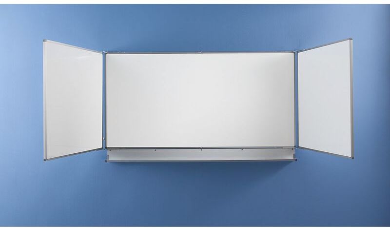 QUIPO Tableau mural pliable - l x h ouvert 4000 x 1000 mm - largeur tableau de base QUIPO Tableau mural pliable - l x h ouvert 4000 x 1000 mm - largeur tableau de base