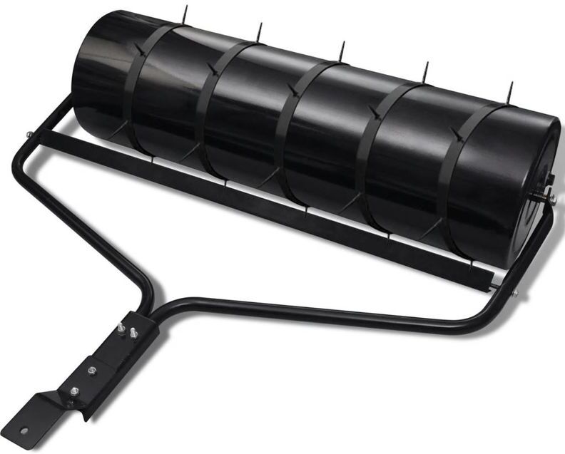 Topdeal VDTD15041_FR Rouleau à gazon de jardin noir avec 5 bandes d'aérateur 30 Topdeal VDTD15041_FR Rouleau à gazon de jardin noir avec 5 bandes d'aérateur 30