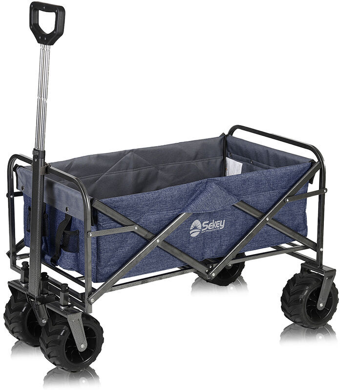 SEKEY Chariot de Jardin Pliable Chariot de Transport Charrette Pliable Charrette à SEKEY Chariot de Jardin Pliable Chariot de Transport Charrette Pliable Charrette à