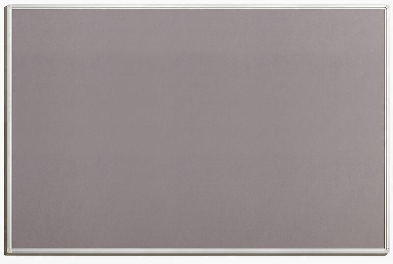 CERTEO Tableau pour épingles - en feutre, coloris gris - largeur 1500 mm, hauteur 1000 CERTEO Tableau pour épingles - en feutre, coloris gris - largeur 1500 mm, hauteur 1000