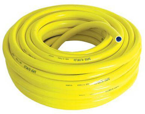 Alfaflex - Tuyau PVC d'arrosage jaune anti torsion O15 en 25m